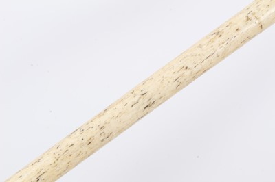 Lot 862 - 19th century whale-bone walking stick