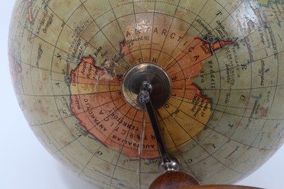 Lot 2509 - Geographic Terrestrial Globe on turned wooden stand