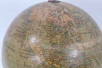 Lot 2509 - Geographic Terrestrial Globe on turned wooden stand