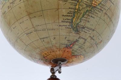 Lot 2509 - Geographic Terrestrial Globe on turned wooden stand