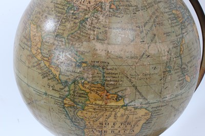 Lot 2509 - Geographic Terrestrial Globe on turned wooden stand