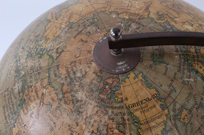 Lot 2509 - Geographic Terrestrial Globe on turned wooden stand