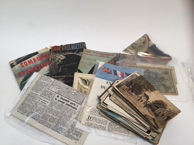 Lot 733 - Collection of First World War silk postcards together with Second World War booklets and pamphlets