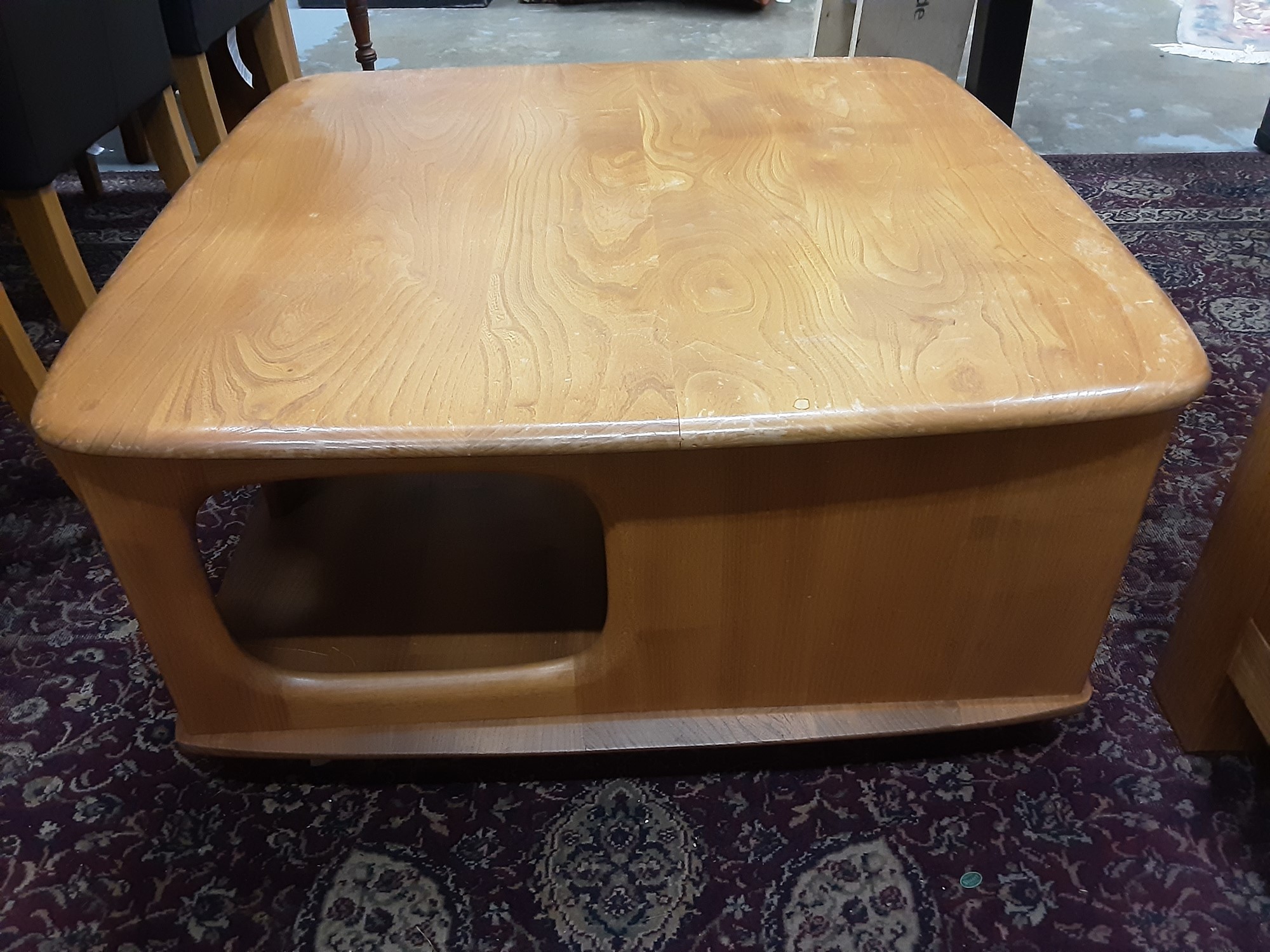 Lot 1035 Good quality Ercol two tier coffee table