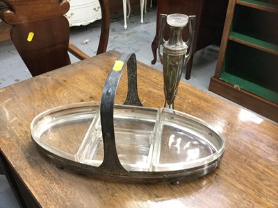 Lot 321 - WMF hors d'oeuvre dish together with a WMF bud vase (2)