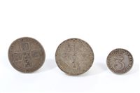Lot 123 - G.B. Georgian mixed silver coins - to include...