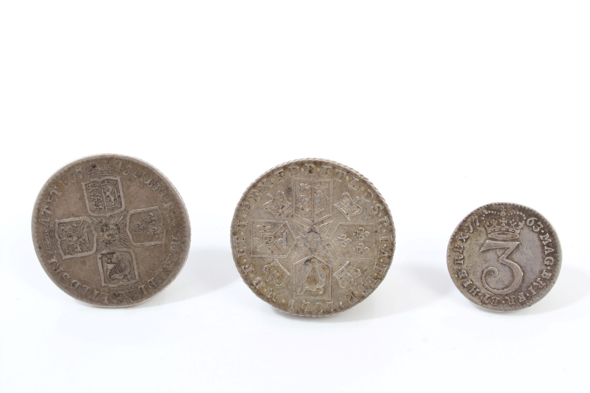 Lot 123 - G.B. Georgian mixed silver coins - to