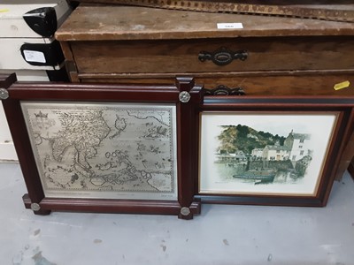 Lot 559 - Two limited edition Naval Battle scenes "Trafalgar" and "Nile", plus Spitfire in flight by Barrie A.F.Clark, The Swordfish attack at Taranto signed by Robert Taylor and a selection of smaller pictu...