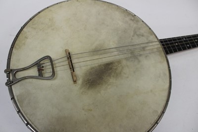 Lot 2355 - Cello banjo, cased