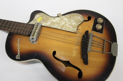 Lot 2360 - Vintage Broadway semi-acoustic guitar
