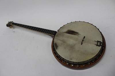 Lot 2349 - Unsigned plectrum banjo