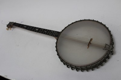 Lot 2347 - George P Matthews plectrum banjo