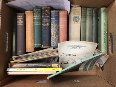 Lot 223 - Collection of books relating to motoring (1 box)
