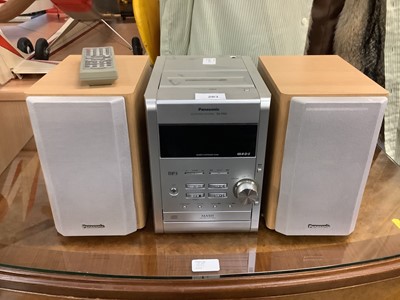 Lot 203 - Panasonic CD stereo system SA-PM9