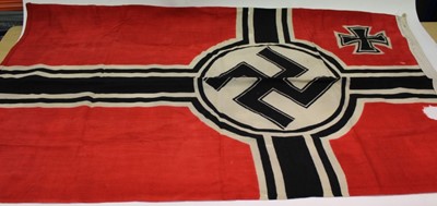 Lot 863 - Second World War Nazi Kreigsmarine battle flag