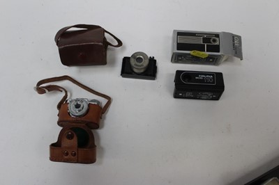 Lot 2473 - Three miniature camera (3)