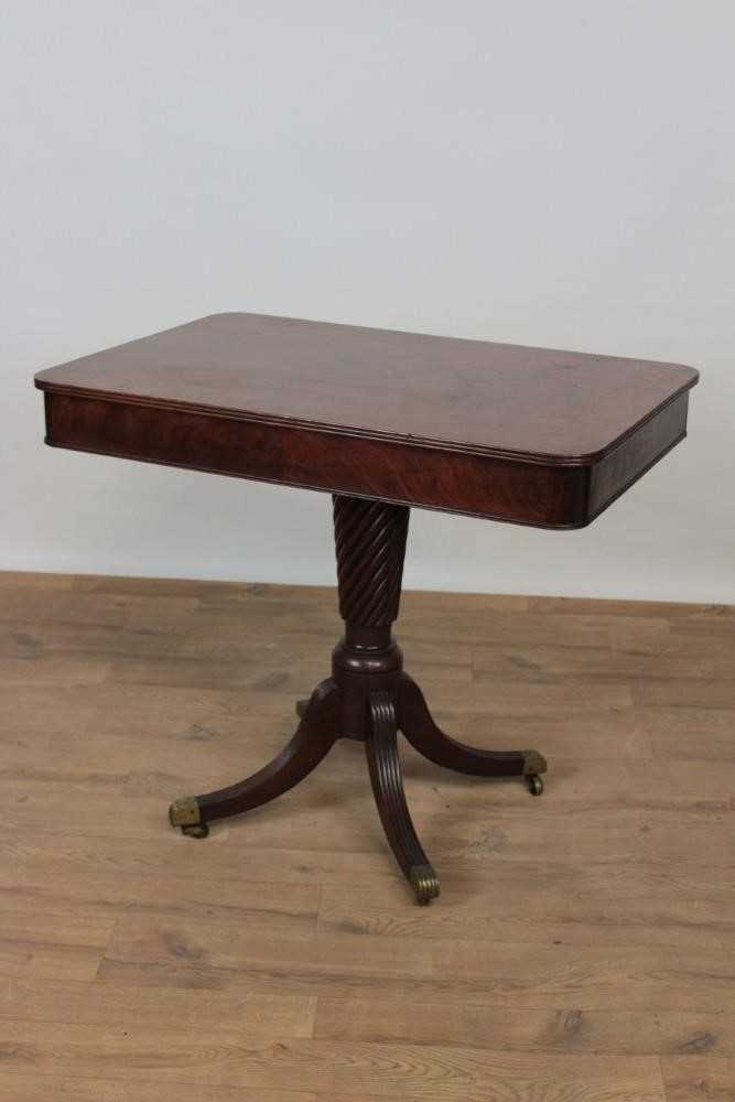 Lot 1341 - Regency mahogany side table