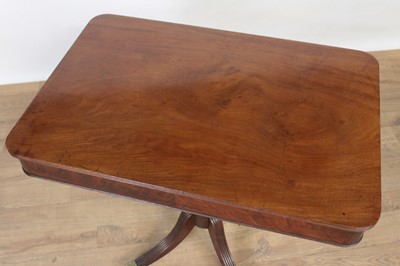 Lot 1341 - Regency mahogany side table