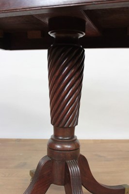 Lot 1341 - Regency mahogany side table