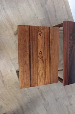 Lot 1423 - Nest of rosewood tables