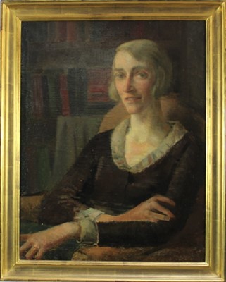 Lot 1178 - Early 20th century British School, oil on canvas, Portrait of a Lady (from the Pridham Competition), 65 x 45cm