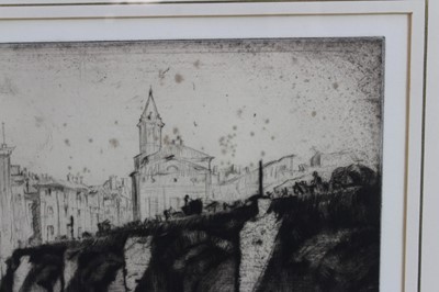 Lot 112 - *Sir Frank Brangwyn (1867-1956) etching, 'Albi', signed and dated '26