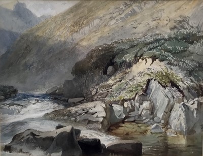 Lot 237 - 19th century British School - river landscape