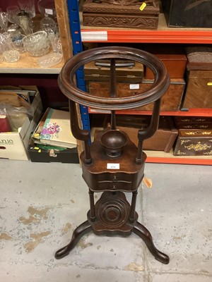 Lot 876 - Georgian style Wig stand