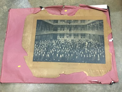 Lot 391 - Large Victorian photograph- The London Egg Market 1899