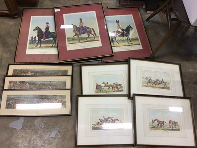 Lot 587 - Quantity of hunting and military prints