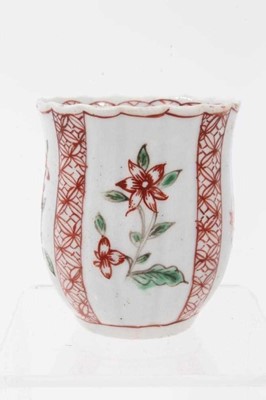 Lot 362 - A rare Chaffer's Liverpool coffee cup, circa 1756-58. 
Provenance: Dr Bernard Watney Collection. Illustrated: Bernard Watney, Liverpool Porcelain, colour plate 6a