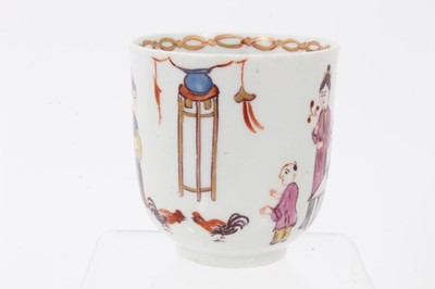 Lot 189 - A Derby coffee cup, painted in Chinese style, circa 1760