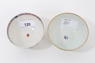 Lot 120 - Two Lowestoft tea bowls