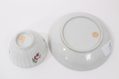 Lot 126 - A 'Factory Z' tea bowl and saucer, and other New Hall type teawares
