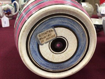 Lot 159 - A Bristol pearlware spirit barrel dated 1850