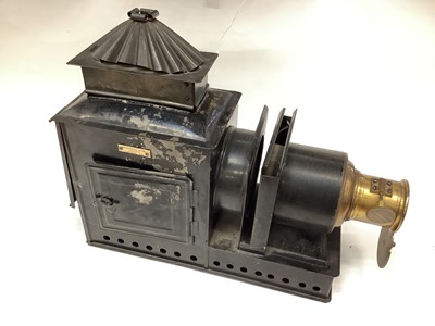 Lot 2544 - Magic lantern with two boxes of slides