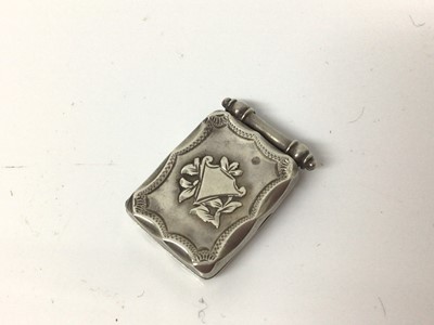 Lot 661 - Silver Yves Renaud wristwatch, silver bracelet, antique silver locket and brooch, together with other costume jewellery