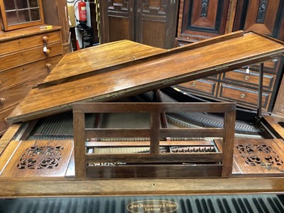 Lot 1360 - 19th century rosewood boudoir grand piano by John Broadwood &. Sons
