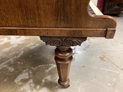 Lot 1360 - 19th century rosewood boudoir grand piano by John Broadwood &. Sons