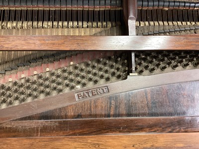 Lot 1360 - 19th century rosewood boudoir grand piano by John Broadwood &. Sons