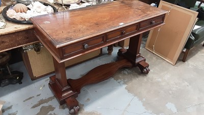 Lot 1024 - Victorian mahogany dressing table