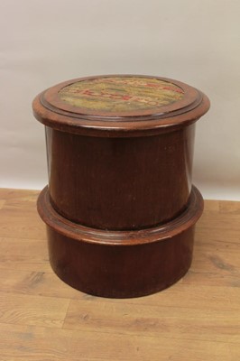 Lot 1260 - Victorian mahogany pedestal commode