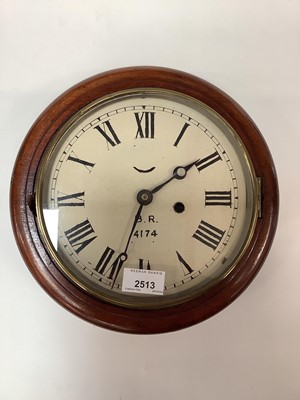 Lot 2513 - Early 20th century British Rail wall dial