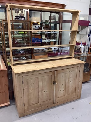 Lot 887 - Victorian pine dresser