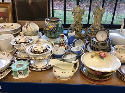 Lot 34 - Large quantity of Victorian and later ceramics