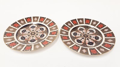 Lot 1154 - Set of four Royal Crown Derby imari plates, pattern number 1128