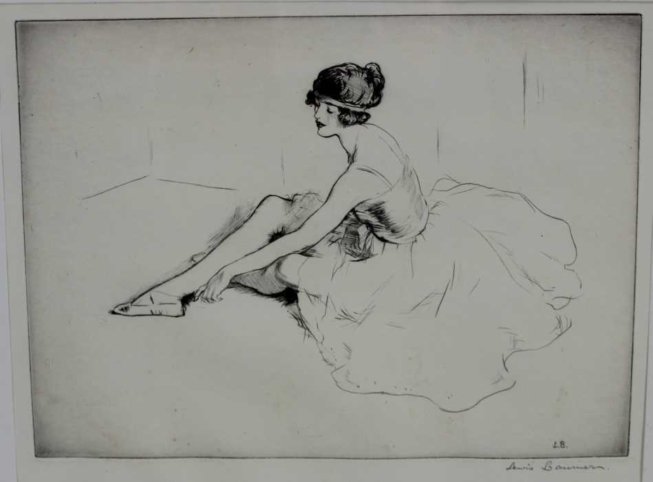 Lot 1115 - *Lewis Baumer (1870-1963) etching- 'The Sandal', pencil signed