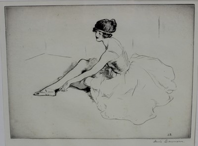 Lot 1115 - *Lewis Baumer (1870-1963) etching- 'The Sandal', pencil signed