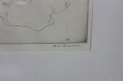 Lot 1115 - *Lewis Baumer (1870-1963) etching- 'The Sandal', pencil signed