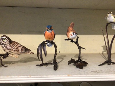 Lot 233 - Six Albany fine china bird figurines